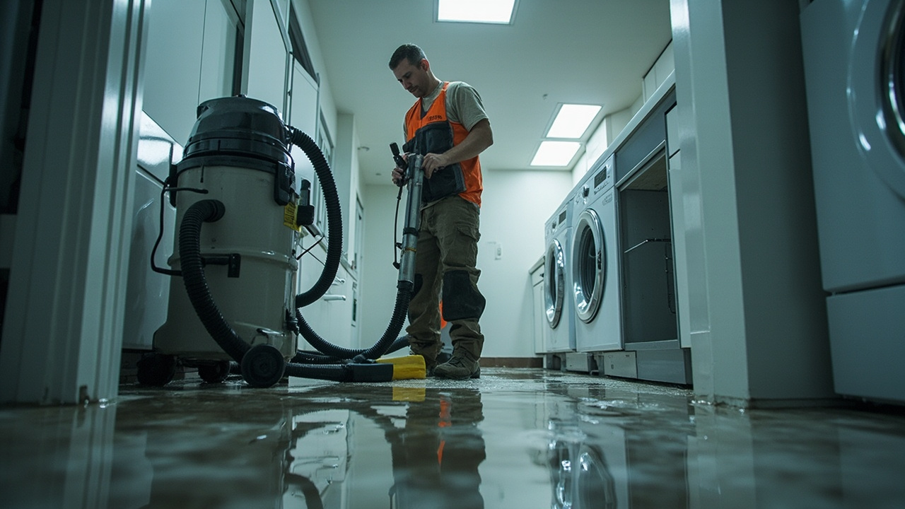 How We Stop Washing Machine Water Damage in Its Tracks