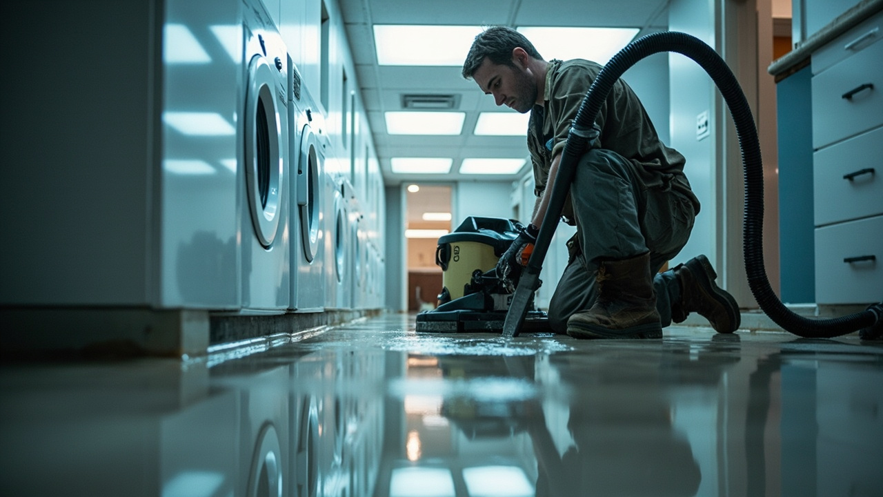 Your Washing Machine Just Flooded Your Home. Every Minute Counts.