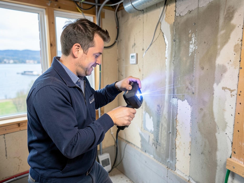 Managing basement seepage for homes near lake of t