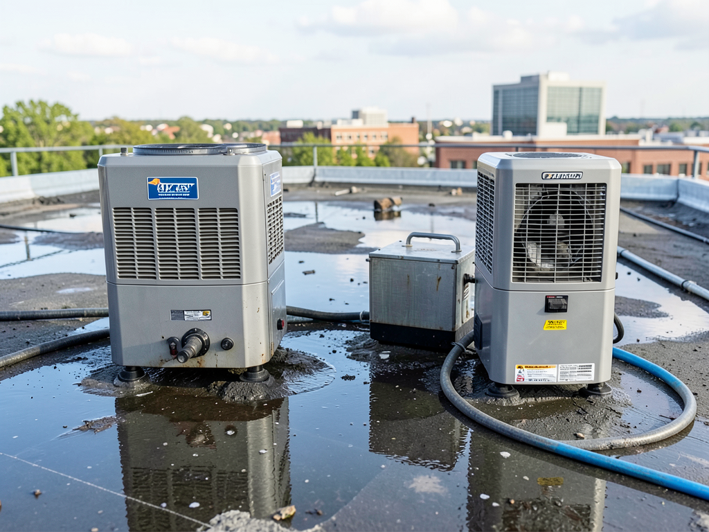 Managing Water Damage in Modernist Homes with Flat Roofs in Fridley