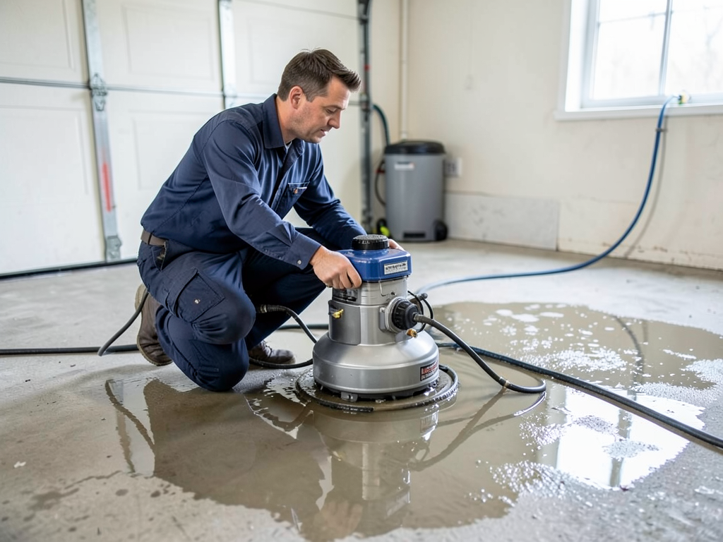 Why Your Garage Floor Drain in Maple Grove Is Backing Up with Slush and Water